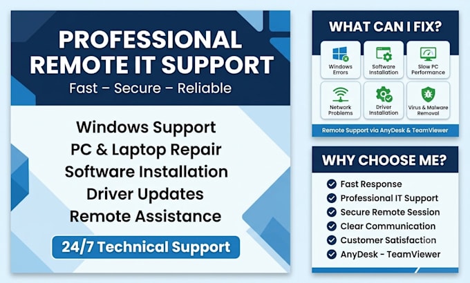 fix your PC issues with remote IT support