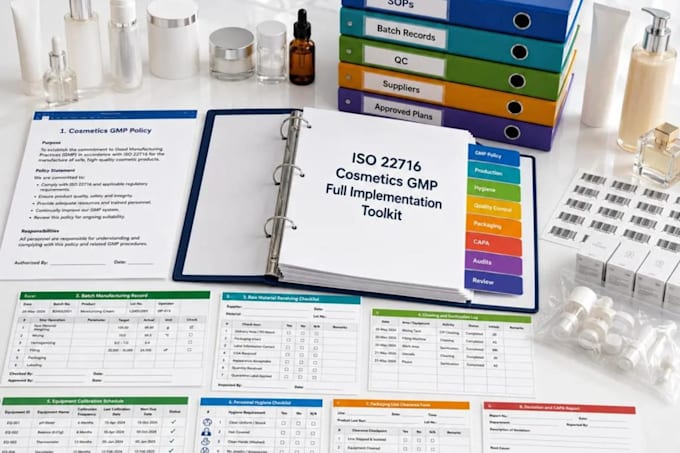 prepare fda mocra cosmetic compliance documentation, procedures and records