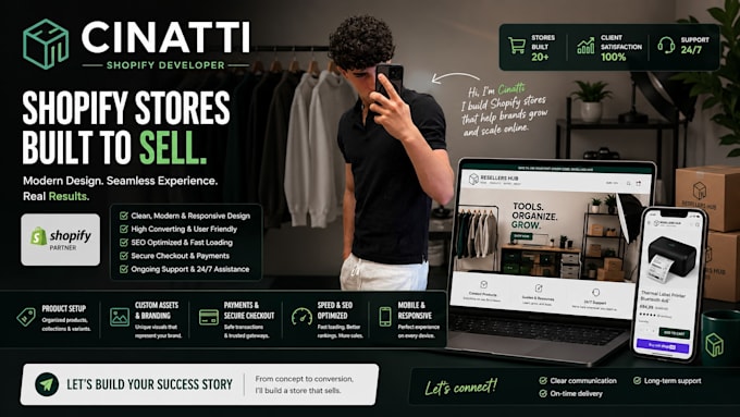 create a responsive website using shopify