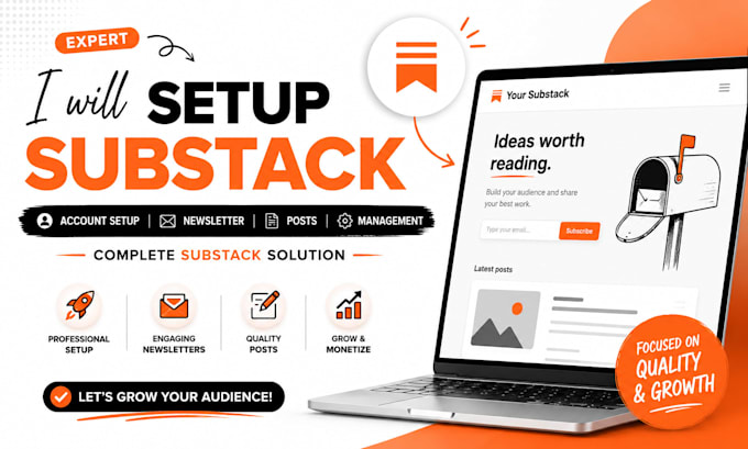 setup substack account substack newsletter substack posts and publication mgt