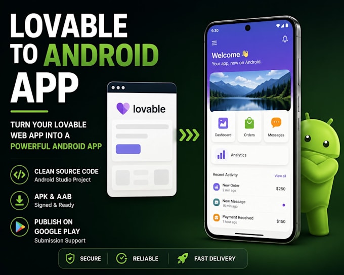 convert your lovable app to android and publish it on google play