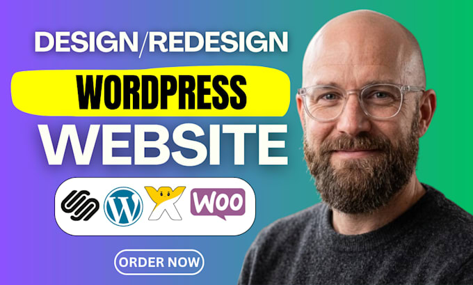 create wordpress website development, business website or wordpress blog website