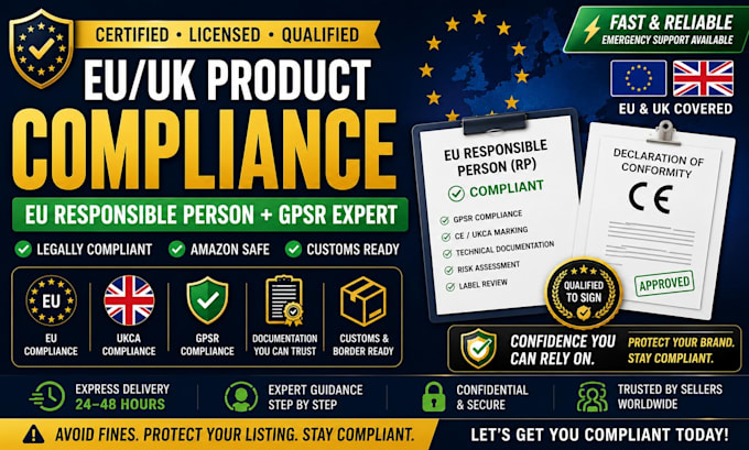 be your eu responsible person for gpsr and amazon eu compliance
