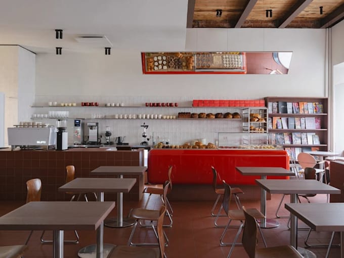 do 3d restaurant interior,cafe design, retail store, office storefront rendering