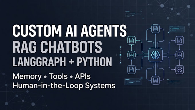 build a custom ai agent or rag chatbot using langgraph and python