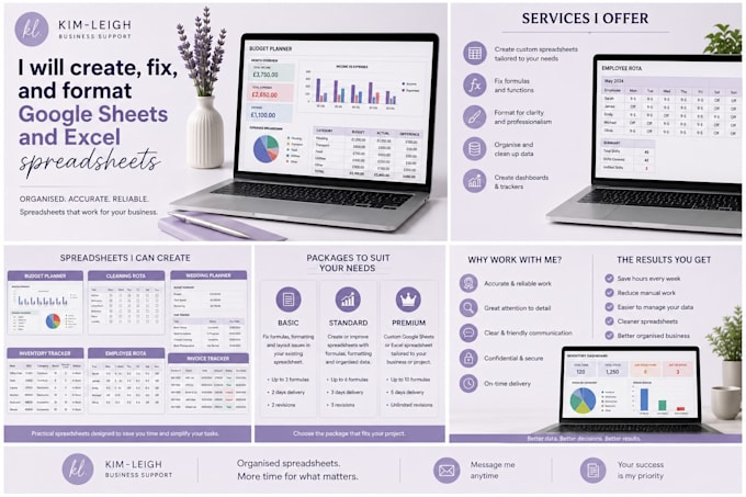 create, fix and format google sheets and excel spreadsheets