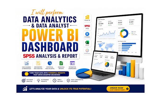 create interactive tableau power bi dashboard data analytics visualization