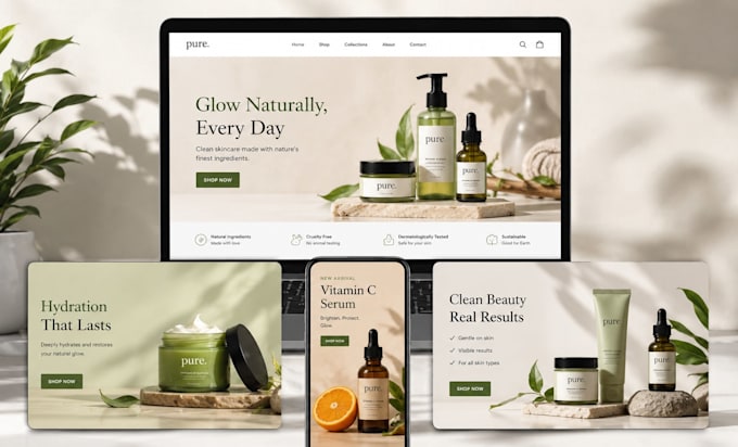 design high converting shopify product page graphics and banners