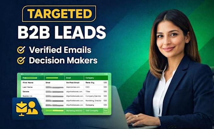 build targeted b2b lead lists and find decision makers
