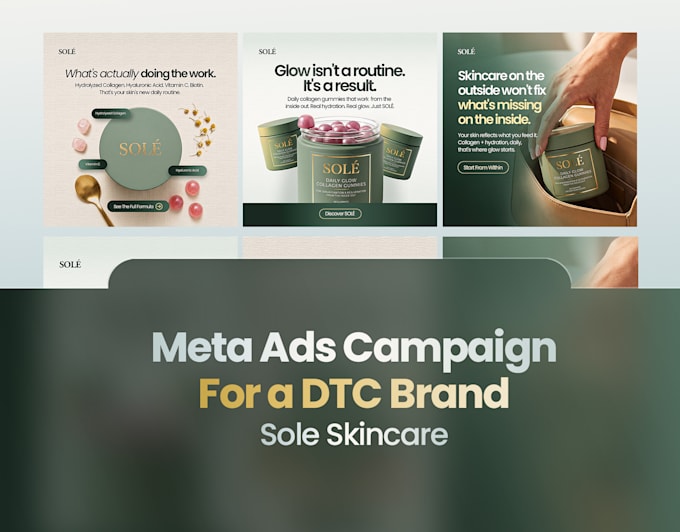 design high converting static ads for meta and social media