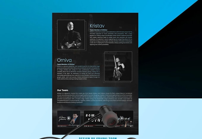 dj epk design arites epk