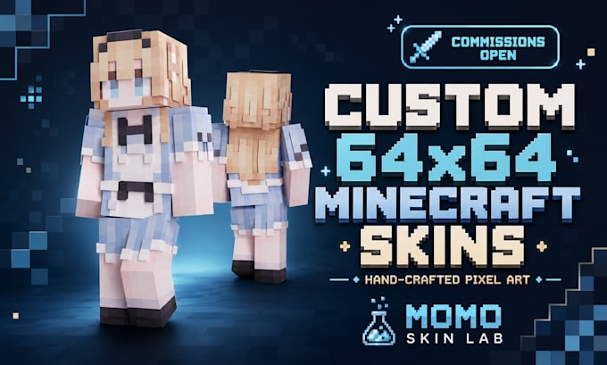 create a custom 64x64 minecraft skin