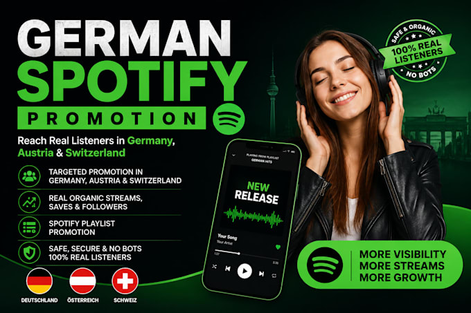 do german spotify music promotion deutsch spotify ads marketing