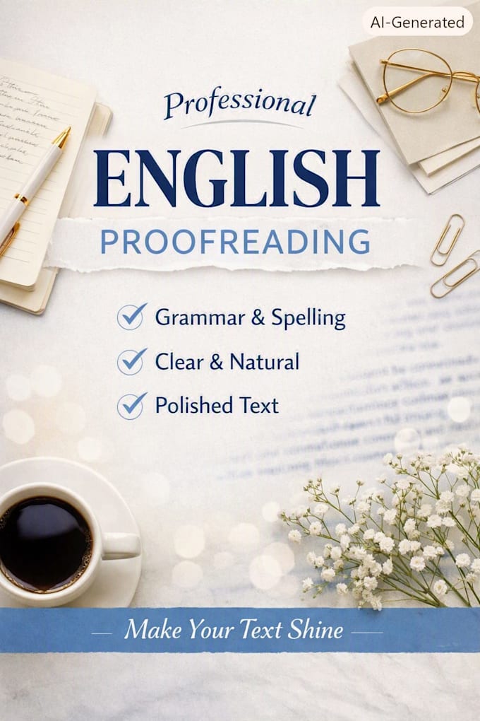 proofread and correct your english texts