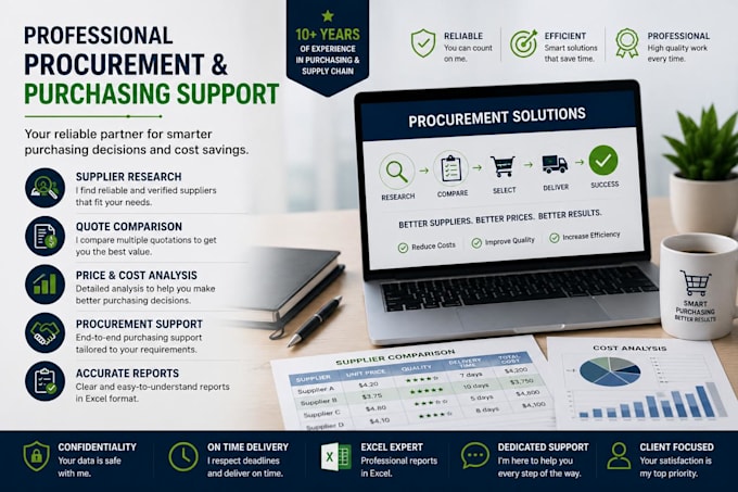 be your virtual purchasing and procurement assistant