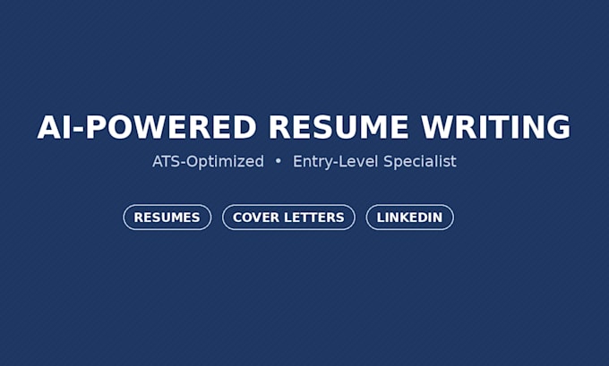 write an ats optimized entry level resume using ai