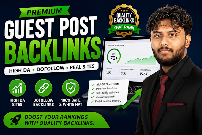 publish guest posts on high quality websites