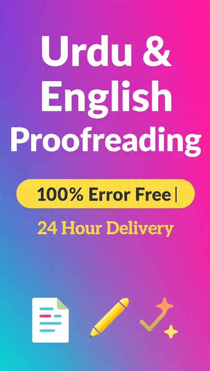 proofread urdu and english documents and fix grammar fast