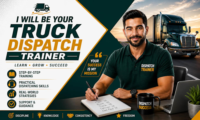 provide one on one truck dispatch training and mentorship