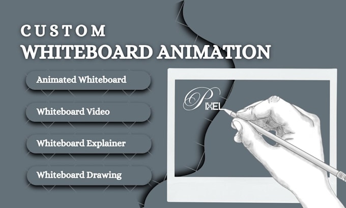 create custom whiteboard animation video animated whiteboard explainer drawing