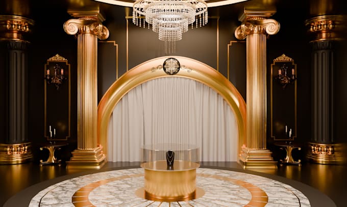 create photorealistic 3d interior design and rendering