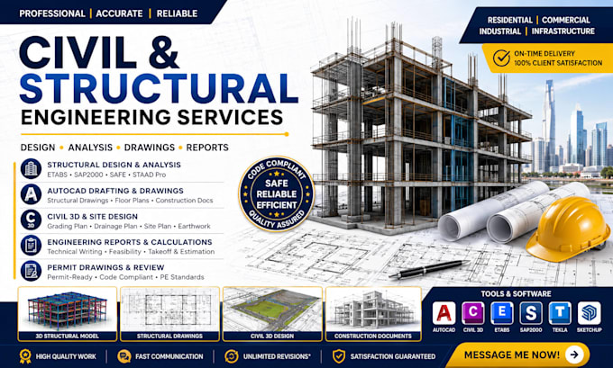 design adu structural plans, steel framing and permit ready foundation layouts