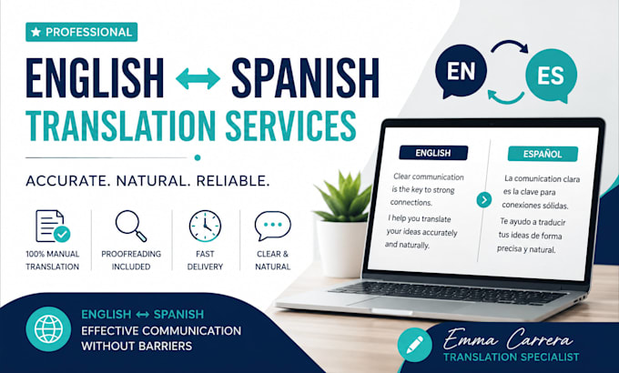 be your bilingual english and spanish virtual assistant