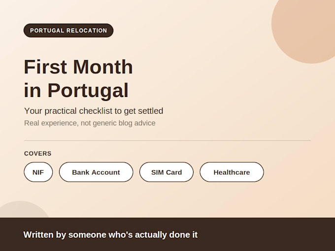 create your first month in portugal relocation checklist