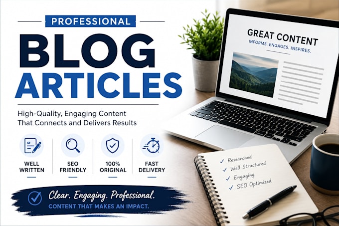 write professional blog articles