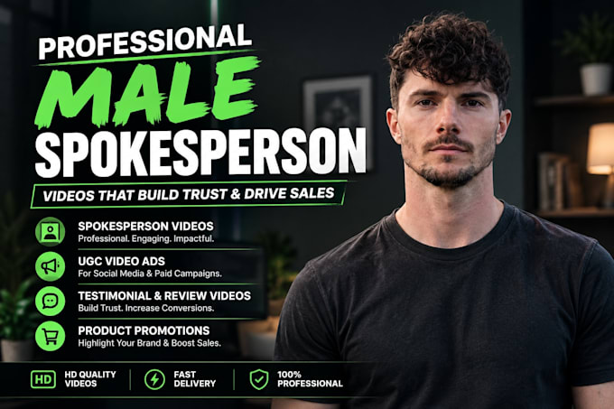 male spokesperson video spokesperson spokesperson agent testimonial