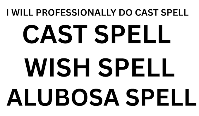do custom basic alagbado cast spell