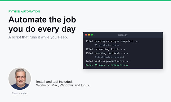 automate your repetitive tasks with a custom python or shell script