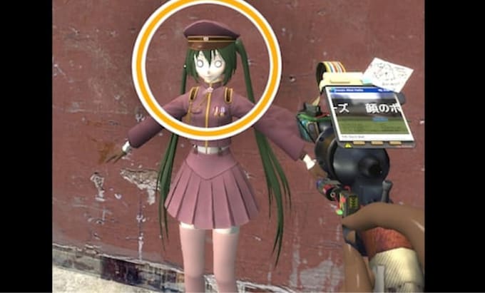 create costume gmod player model, sfm, l4d2 model, mmd, source engine, for game