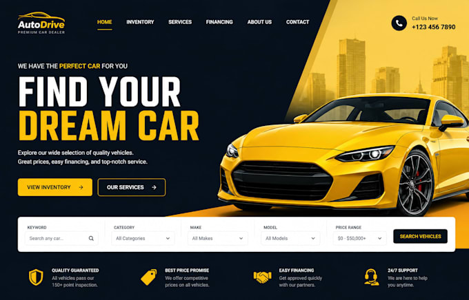 design car listing website automotive website car dealership car listing