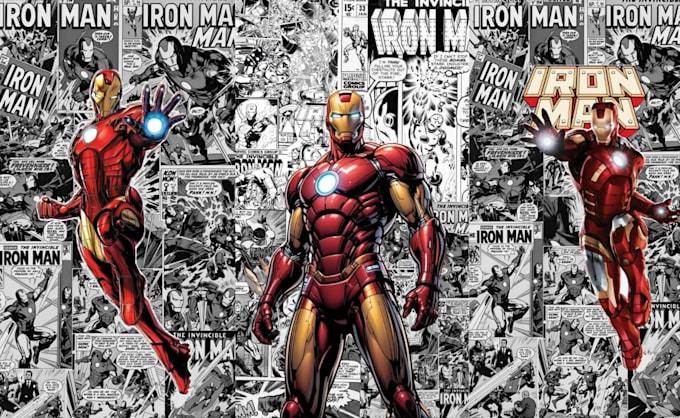 draw super hero character in a comic style