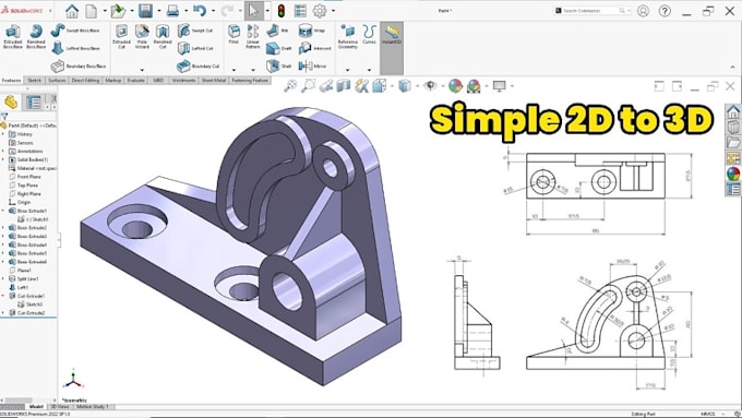 convert sketch to 3d cad model, stl, step files, reverse engineering