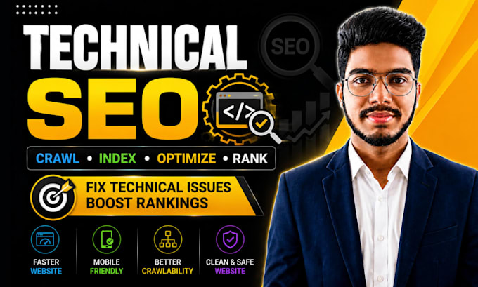 do technical SEO audit and fix site speed, indexing, and crawl errors