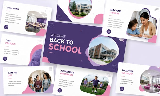 design academic powerpoint  presentation,  and elearning presentation