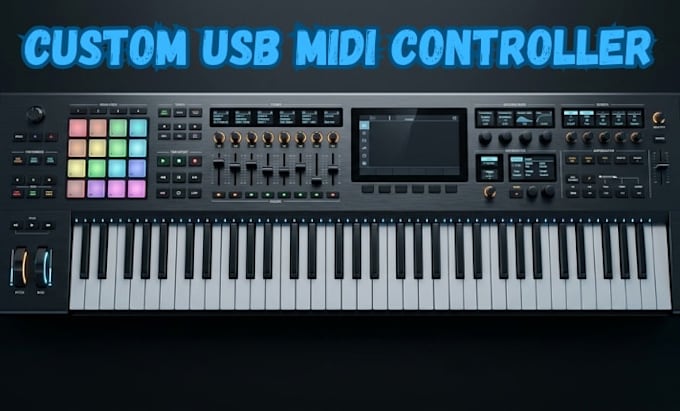 design custom usb midi controller, pcb and firmware with arduino esp32