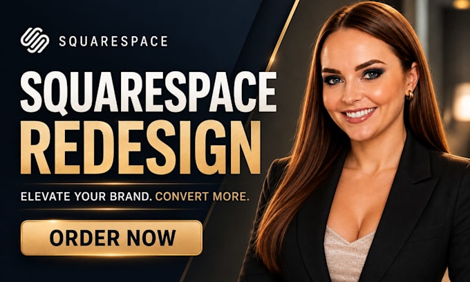 design squarespace website redesign squarespace business website development
