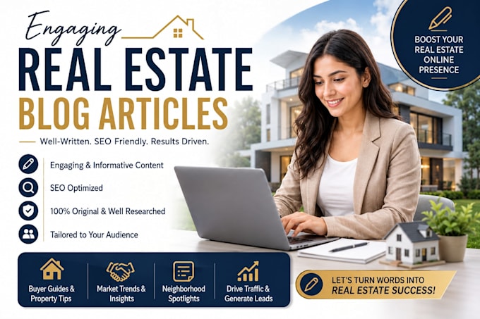 write engaging real estate blog articles