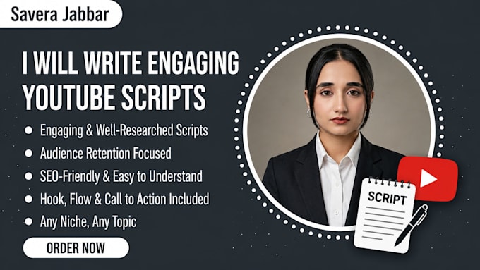 write engaging youtube scripts