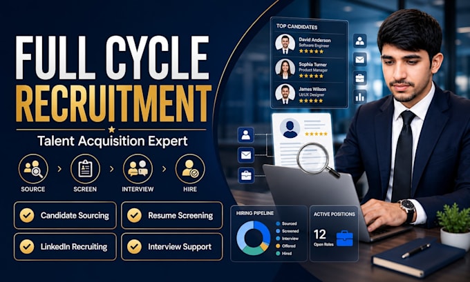 provide full cycle recruitment and talent acquisition services