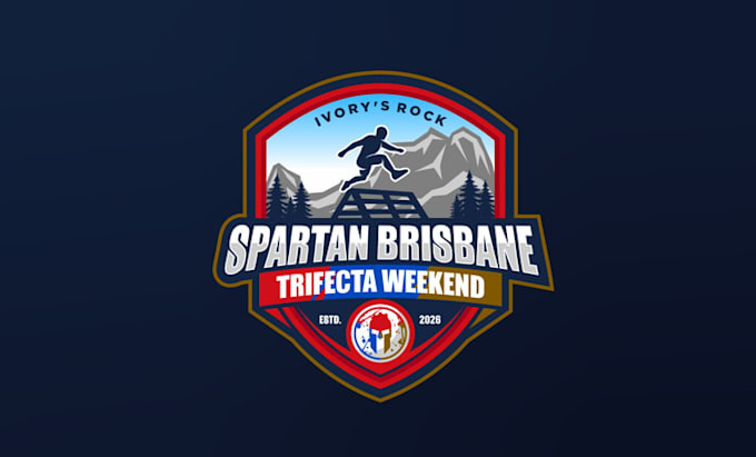 make spartan location brisbane rock logo