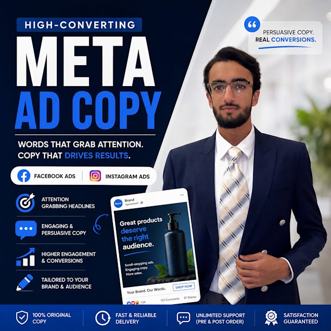 write high converting meta facebook and instagram ad copy