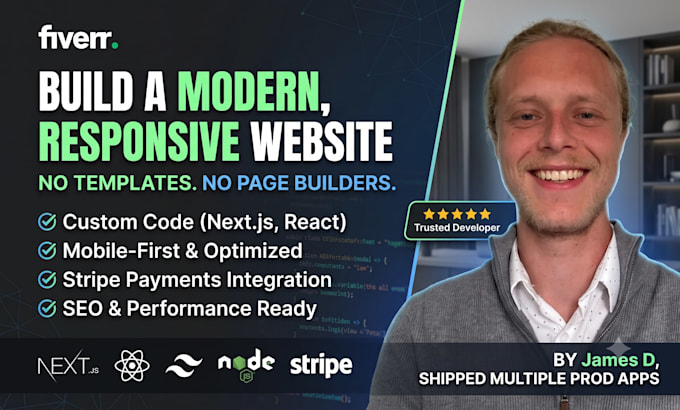 build a modern responsive website for your business