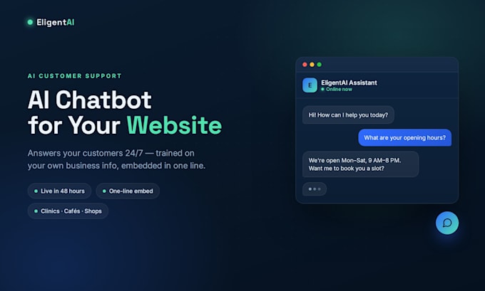set up an ai faq chatbot on your website in 48 hours