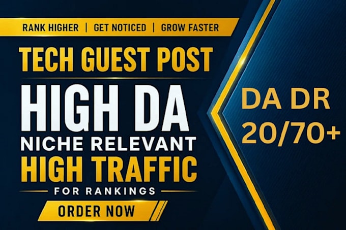 do guest post on high da tech backlinks to rank sites
