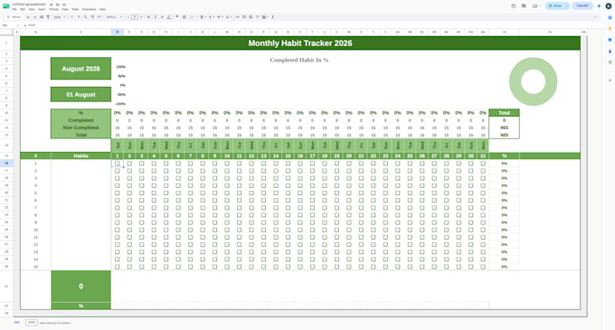 create a custom google sheets tracker