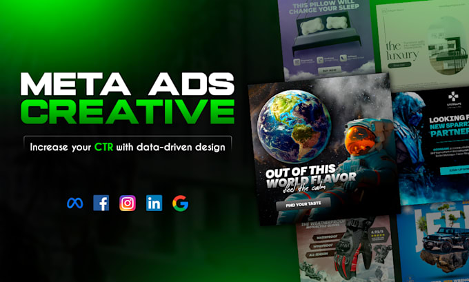 design facebook ad creative and meta ads